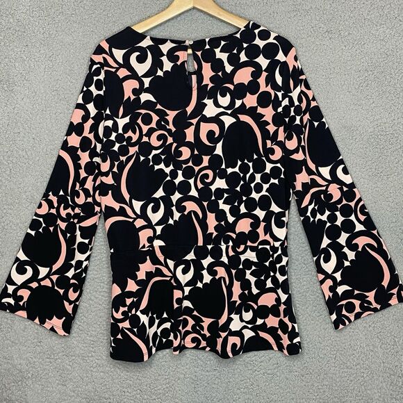 Lot of 4 Womens Black Tunic Tops Career Large Travelers Calessa Ann Taylor Loft - Picture 2 of 11